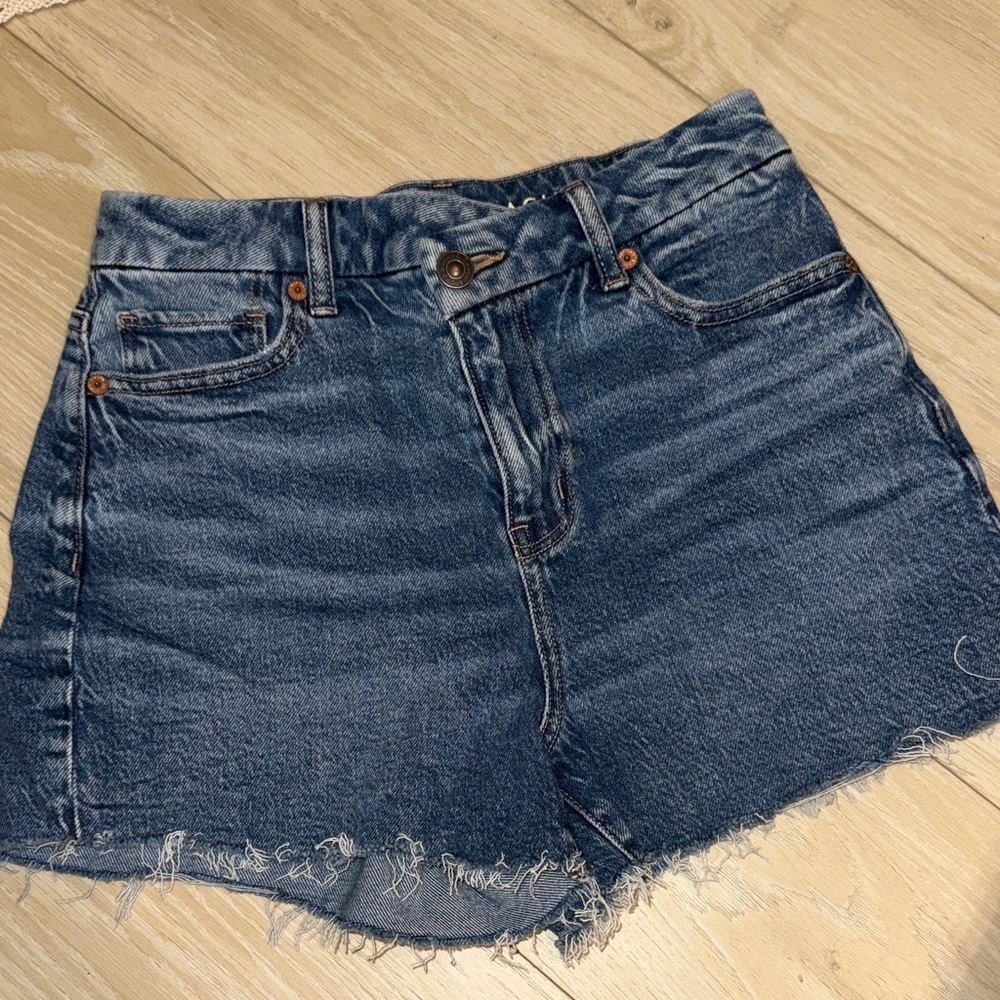 American Eagle Outfitters Dark Blue Jean Shorts